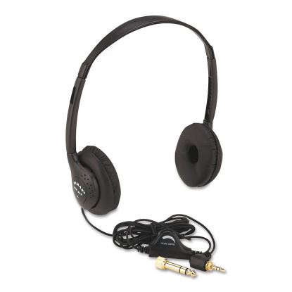 Personal Multimedia Stereo Headphones with Volume Control, Black1