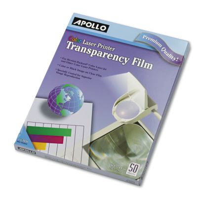 Color Laser Transparency Film, 8.5 x 11, 50/Box1