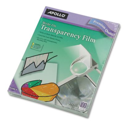 Write-On Transparency Film, 8.5 x 11, 100/Box1