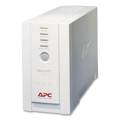 BK350 Back-UPS CS Battery Backup System, 6 Outlets, 350 VA, 1020 J1