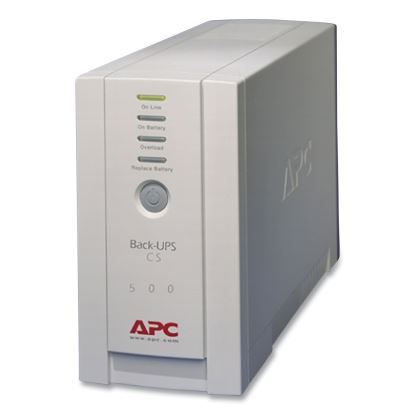 BK500 Back-UPS CS Battery Backup System, 6 Outlets, 500 VA, 480 J1