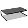 Metal Art Monitor Stand, 19" x 12.5" x 5.25", Black, Supports 30 lbs1