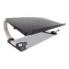 Redmond Adjustable Curve Notebook Stand, 15" x 11.5" x 6", Black/Silver, Supports 40 lbs2