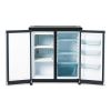 5.5 CF Side by Side Refrigerator/Freezer, Black/Stainless Steel2