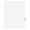 Preprinted Legal Exhibit Side Tab Index Dividers, Avery Style, 10-Tab, 17, 11 x 8.5, White, 25/Pack, (1017)1