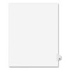 Preprinted Legal Exhibit Side Tab Index Dividers, Avery Style, 10-Tab, 23, 11 x 8.5, White, 25/Pack, (1023)1