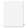 Preprinted Legal Exhibit Side Tab Index Dividers, Avery Style, 10-Tab, 24, 11 x 8.5, White, 25/Pack, (1024)1