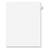 Preprinted Legal Exhibit Side Tab Index Dividers, Avery Style, 10-Tab, 27, 11 x 8.5, White, 25/Pack, (1027)1