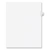 Preprinted Legal Exhibit Side Tab Index Dividers, Avery Style, 10-Tab, 31, 11 x 8.5, White, 25/Pack, (1031)1