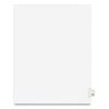 Preprinted Legal Exhibit Side Tab Index Dividers, Avery Style, 10-Tab, 49, 11 x 8.5, White, 25/Pack, (1049)1