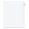 Preprinted Legal Exhibit Side Tab Index Dividers, Avery Style, 10-Tab, 52, 11 x 8.5, White, 25/Pack, (1052)1