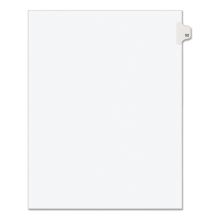 Preprinted Legal Exhibit Side Tab Index Dividers, Avery Style, 10-Tab, 52, 11 x 8.5, White, 25/Pack, (1052)1