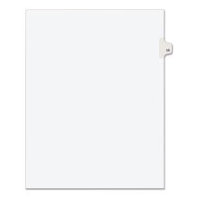 Preprinted Legal Exhibit Side Tab Index Dividers, Avery Style, 10-Tab, 55, 11 x 8.5, White, 25/Pack, (1055)1