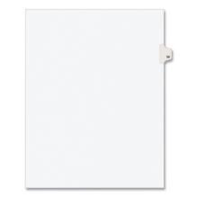 Preprinted Legal Exhibit Side Tab Index Dividers, Avery Style, 10-Tab, 56, 11 x 8.5, White, 25/Pack, (1056)1