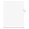 Preprinted Legal Exhibit Side Tab Index Dividers, Avery Style, 10-Tab, 59, 11 x 8.5, White, 25/Pack, (1059)1