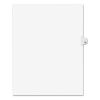 Preprinted Legal Exhibit Side Tab Index Dividers, Avery Style, 10-Tab, 60, 11 x 8.5, White, 25/Pack, (1060)1