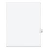 Preprinted Legal Exhibit Side Tab Index Dividers, Avery Style, 10-Tab, 67, 11 x 8.5, White, 25/Pack, (1067)1