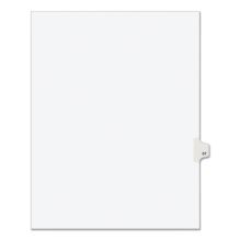 Preprinted Legal Exhibit Side Tab Index Dividers, Avery Style, 10-Tab, 67, 11 x 8.5, White, 25/Pack, (1067)1