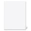 Preprinted Legal Exhibit Side Tab Index Dividers, Avery Style, 10-Tab, 75, 11 x 8.5, White, 25/Pack, (1075)1