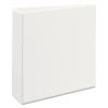 Heavy-Duty View Binder with DuraHinge, One Touch EZD Rings and Extra-Wide Cover, 3 Ring, 3" Capacity, 11 x 8.5, White, (1321)1