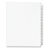 Preprinted Legal Exhibit Side Tab Index Dividers, Avery Style, 25-Tab, 151 to 175, 11 x 8.5, White, 1 Set, (1336)1