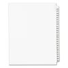 Preprinted Legal Exhibit Side Tab Index Dividers, Avery Style, 25-Tab, 326 to 350, 11 x 8.5, White, 1 Set, (1343)1