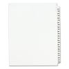 Preprinted Legal Exhibit Side Tab Index Dividers, Avery Style, 25-Tab, 351 to 375, 11 x 8.5, White, 1 Set, (1344)1