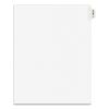 Avery-Style Preprinted Legal Side Tab Divider, Exhibit A, Letter, White, 25/Pack, (1371)1