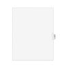 Avery-Style Preprinted Legal Side Tab Divider, Exhibit F, Letter, White, 25/Pack, (1376)1