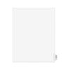 Avery-Style Preprinted Legal Side Tab Divider, Exhibit J, Letter, White, 25/Pack, (1380)1