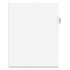 Avery-Style Preprinted Legal Side Tab Divider, Exhibit M, Letter, White, 25/Pack, (1383)1