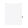Avery-Style Preprinted Legal Side Tab Divider, Exhibit Q, Letter, White, 25/Pack, (1387)1