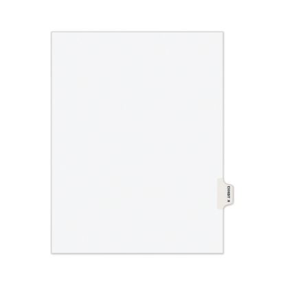 Avery-Style Preprinted Legal Side Tab Divider, Exhibit R, Letter, White, 25/Pack, (1388)1