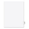 Avery-Style Preprinted Legal Side Tab Divider, Exhibit S, Letter, White, 25/Pack, (1389)1