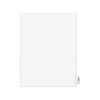 Avery-Style Preprinted Legal Side Tab Divider, Exhibit T, Letter, White, 25/Pack, (1390)1