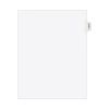 Avery-Style Preprinted Legal Side Tab Divider, Exhibit V, Letter, White, 25/Pack, (1392)1