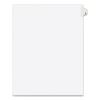 Preprinted Legal Exhibit Side Tab Index Dividers, Avery Style, 26-Tab, A, 11 x 8.5, White, 25/Pack, (1401)1