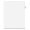 Preprinted Legal Exhibit Side Tab Index Dividers, Avery Style, 26-Tab, E, 11 x 8.5, White, 25/Pack, (1405)1