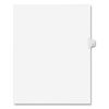 Preprinted Legal Exhibit Side Tab Index Dividers, Avery Style, 26-Tab, J, 11 x 8.5, White, 25/Pack, (1410)1