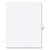 Preprinted Legal Exhibit Side Tab Index Dividers, Avery Style, 26-Tab, O, 11 x 8.5, White, 25/Pack, (1415)1