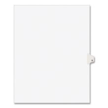 Preprinted Legal Exhibit Side Tab Index Dividers, Avery Style, 26-Tab, O, 11 x 8.5, White, 25/Pack, (1415)1