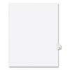 Preprinted Legal Exhibit Side Tab Index Dividers, Avery Style, 26-Tab, S, 11 x 8.5, White, 25/Pack, (1419)1