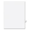 Preprinted Legal Exhibit Side Tab Index Dividers, Avery Style, 26-Tab, T, 11 x 8.5, White, 25/Pack, (1420)1