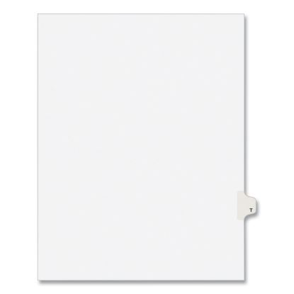 Preprinted Legal Exhibit Side Tab Index Dividers, Avery Style, 26-Tab, T, 11 x 8.5, White, 25/Pack, (1420)1