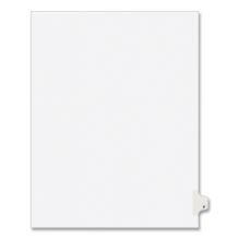 Preprinted Legal Exhibit Side Tab Index Dividers, Avery Style, 26-Tab, Y, 11 x 8.5, White, 25/Pack, (1425)1