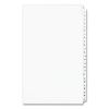 Preprinted Legal Exhibit Side Tab Index Dividers, Avery Style, 25-Tab, 1 to 25, 14 x 8.5, White, 1 Set, (1430)1