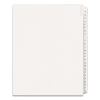 Preprinted Legal Exhibit Side Tab Index Dividers, Allstate Style, 26-Tab, A to Z, 11 x 8.5, White, 1 Set, (1700)1