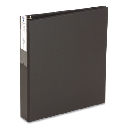 Economy Non-View Binder with Round Rings, 3 Rings, 2" Capacity, 11 x 8.5, Black, (4501)1