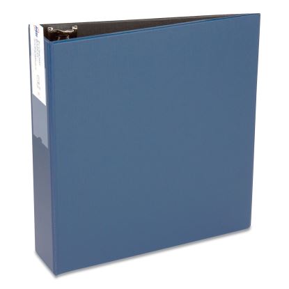 Economy Non-View Binder with Round Rings, 3 Rings, 3" Capacity, 11 x 8.5, Blue, (4600)1