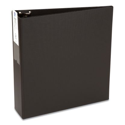 Economy Non-View Binder with Round Rings, 3 Rings, 3" Capacity, 11 x 8.5, Black, (4601)1